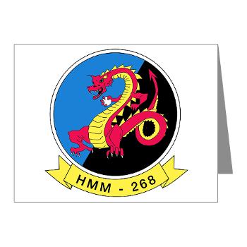 MMHS268 - M01 - 02 - Marine Medium Helicopter Squadron 268 - Note Cards (Pk of 20)